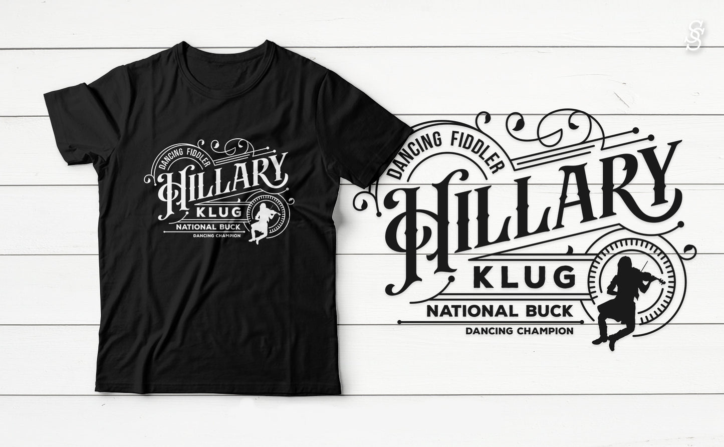 Black Hillary Klug T-Shirt